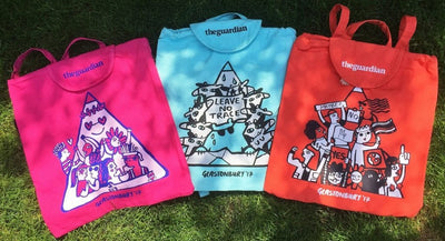 Printed festival bags