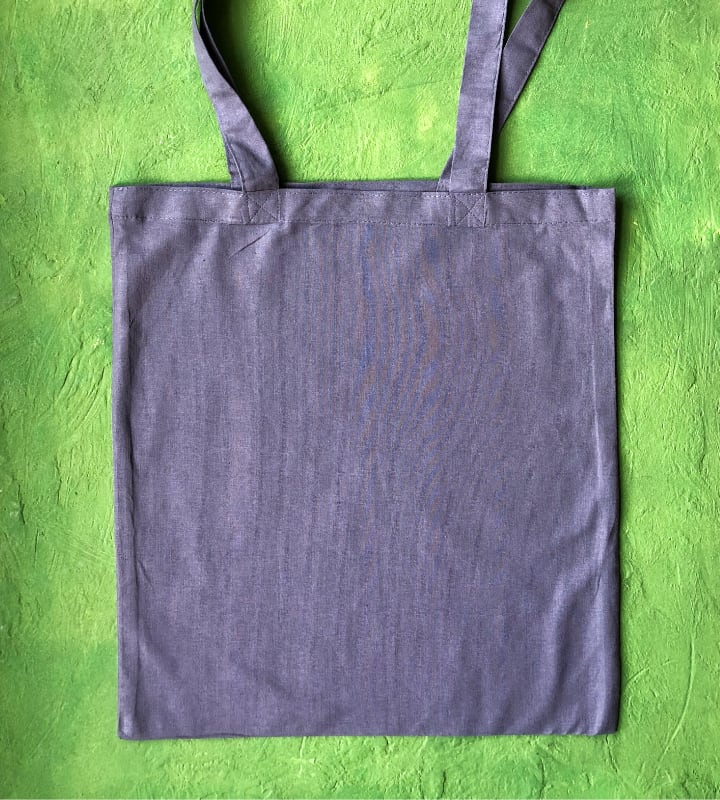 5oz Dyed Cotton Bag - Dark Grey - 380x420mm