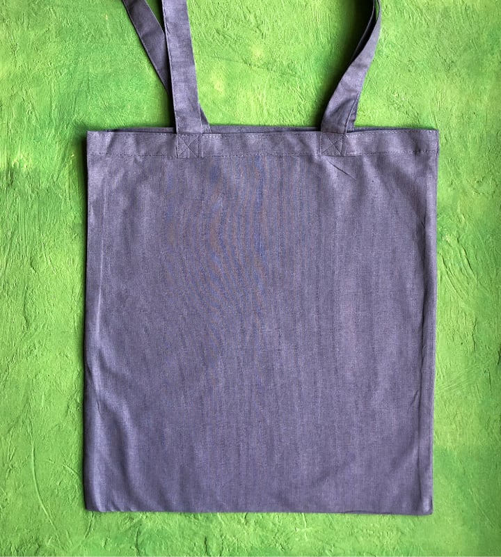 5oz Dyed Cotton Bag - Dark Grey - 380x420mm