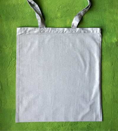 5oz Dyed Cotton Bag - Light Grey - 380x420mm