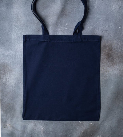 5oz Dyed Cotton Bag - Navy Blue - 380x420mm