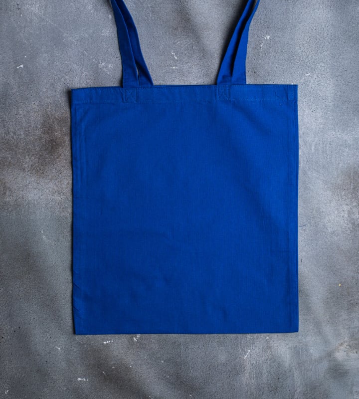 5oz Dyed Cotton Bag - Royal Blue - 380x420mm