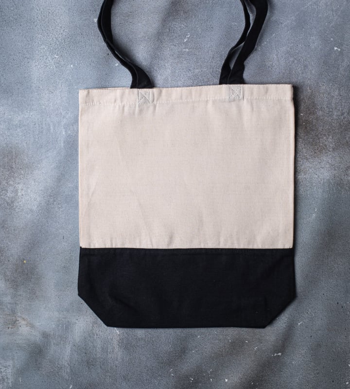 8oz Contrast Canvas Bag - 380x100x420mm