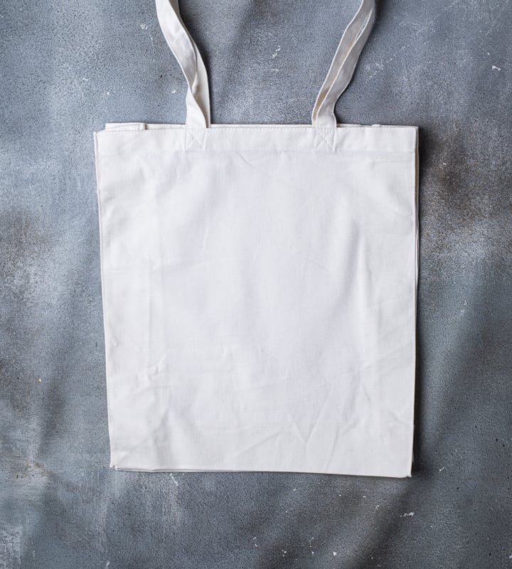 8oz White Canvas Bag - 380x100x420mm