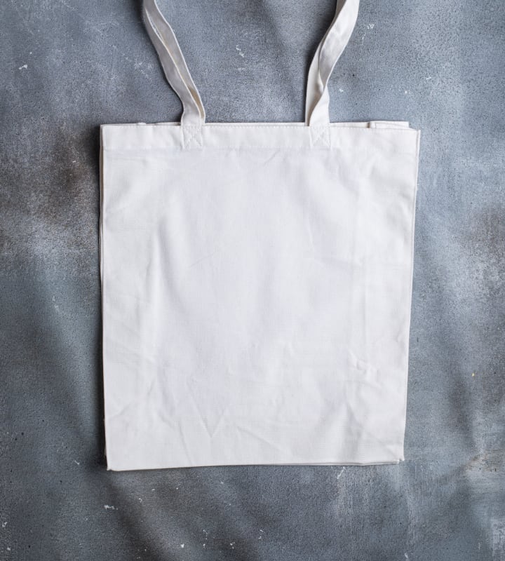 8oz White Canvas Bag - 380x100x420mm