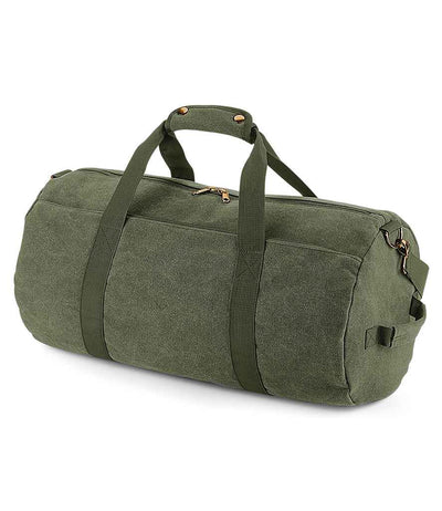 BagBase Vintage Canvas Barrel Bag - BG655