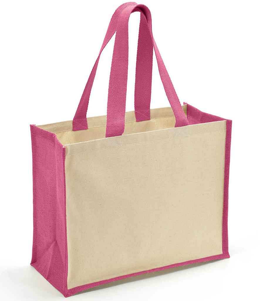 Brand Lab Jute and Canvas Shopper - BR101