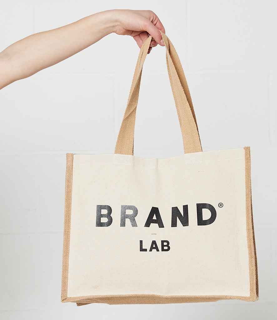 Brand Lab Jute and Canvas Shopper - BR101