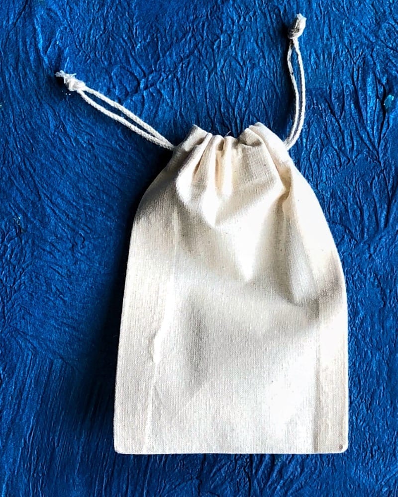 Paper Draw String Wallet 5oz Cotton Drawstring Bags | Paper Bag Co