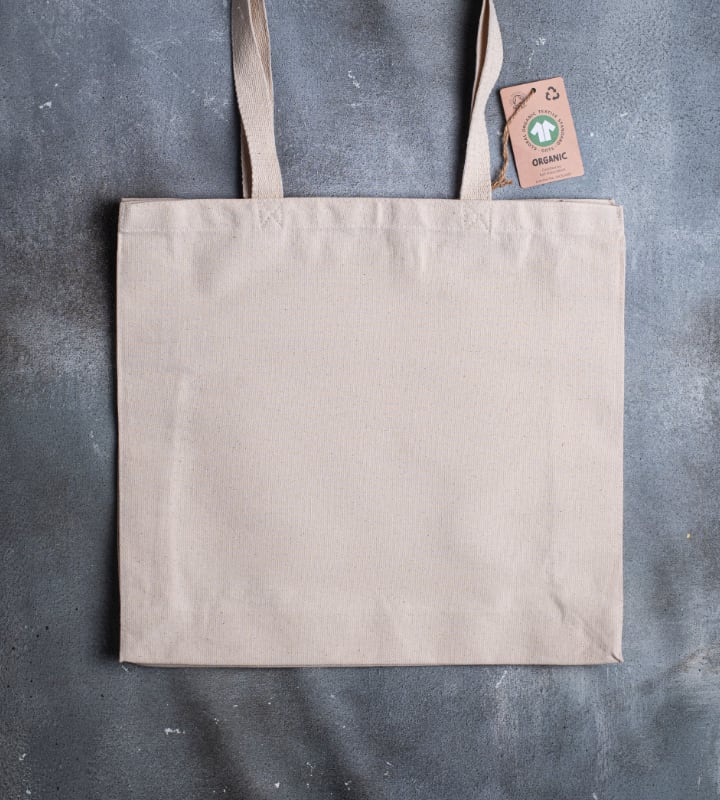 GOTS Organic 10oz Natural Canvas Bag - 420x100x380