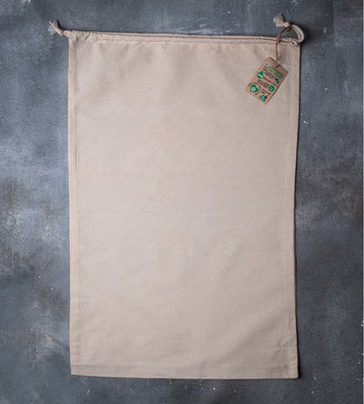 GOTS Organic 5oz Natural Cotton Drawstring Pouch - 500x750mm