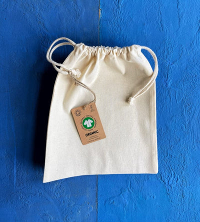 GOTS Organic Cotton Drawstring Bags