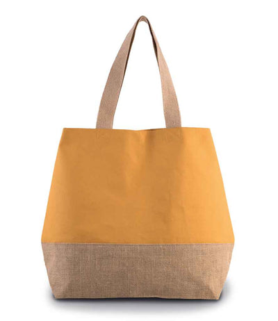 Kimood Canvas & Jute Shopper - KI0235