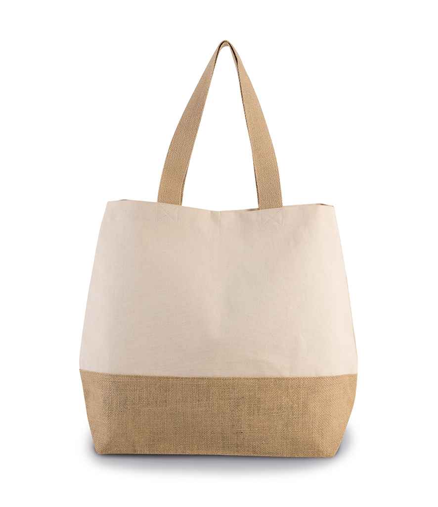 Kimood Canvas & Jute Shopper - KI0235