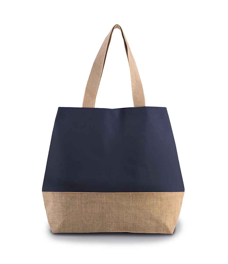 Kimood Canvas & Jute Shopper - KI0235