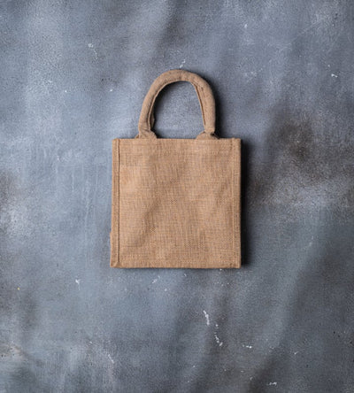 Natural Jute Bag - 210x120x210mm