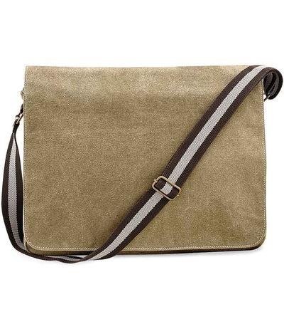 Quadra Vintage Canvas Despatch Bag - QD610