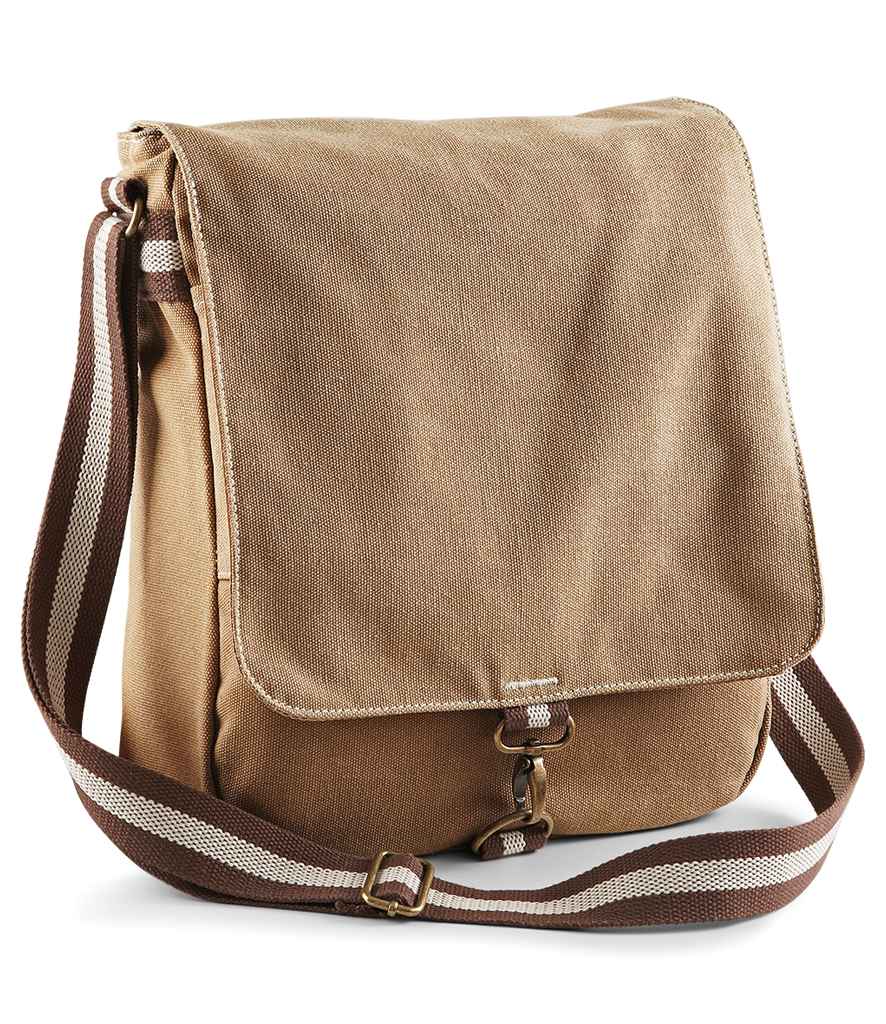 Quadra Vintage Canvas Messenger - QD611