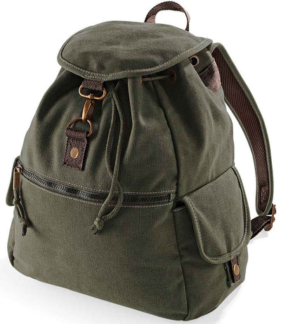 Quadra Vintage Canvas Backpack - QD612