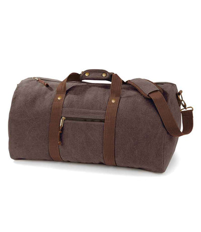 Quadra Vintage Canvas Holdall - QD613