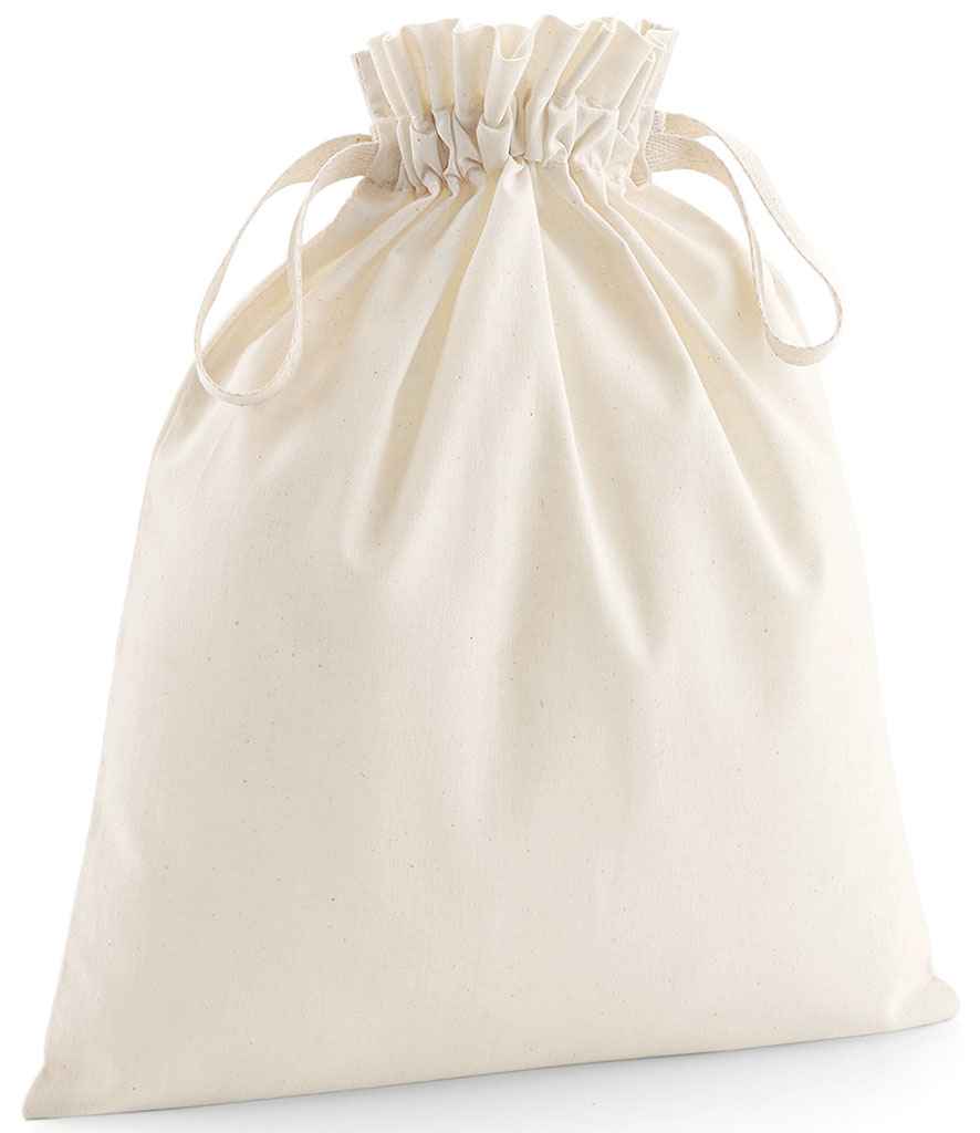 Westford Mill Organic Cotton Drawcord Bag - W118