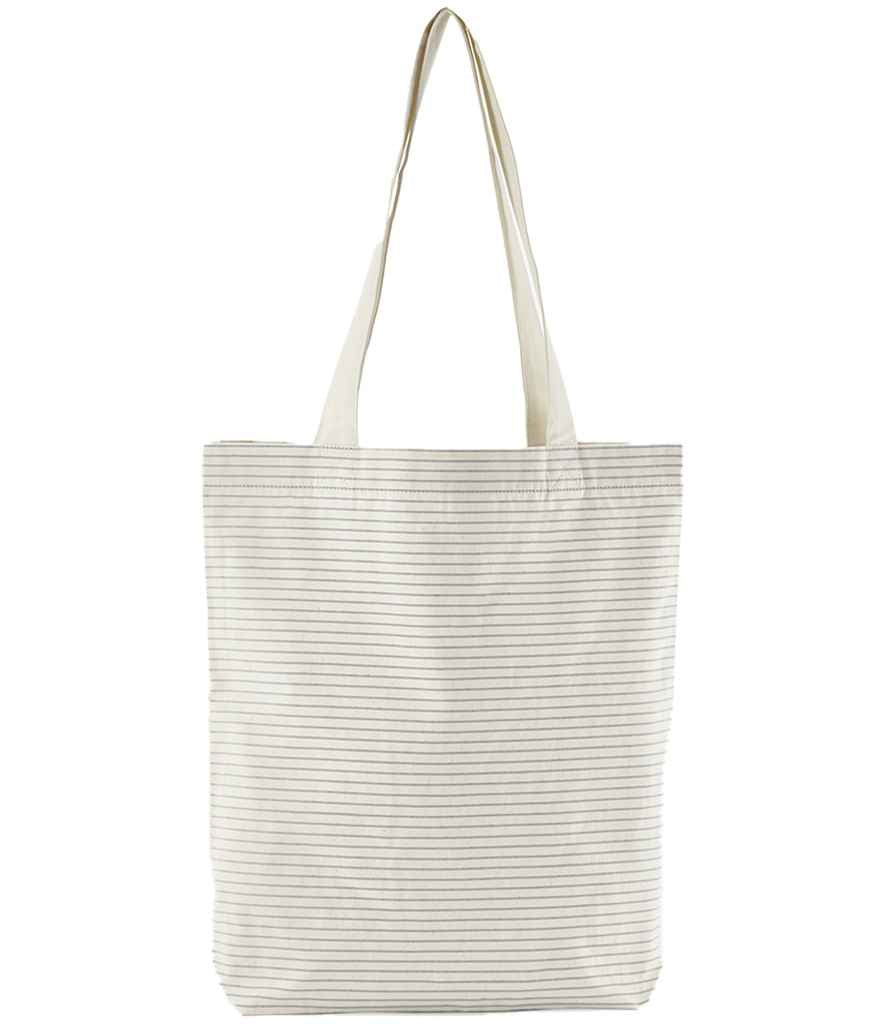 Westford Mill Striped Organic Cotton Tote Bag - W251