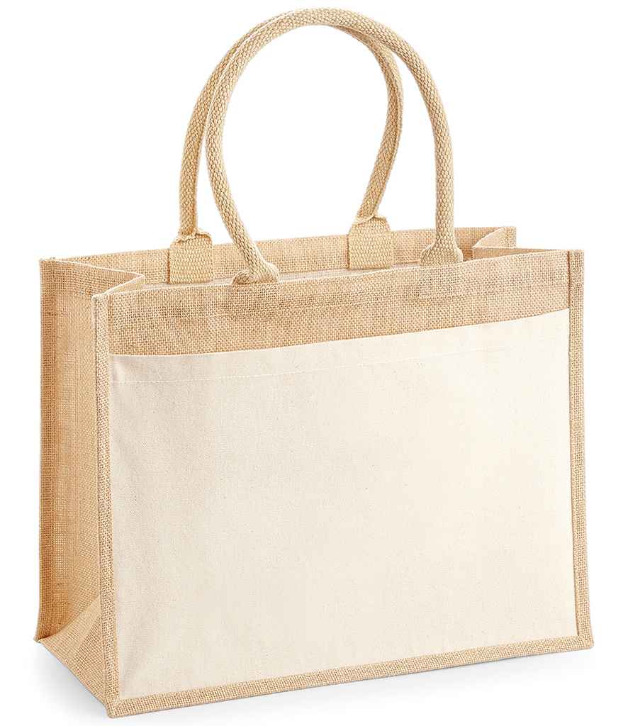 Westford Mill Pocket Jute Shopper - W427