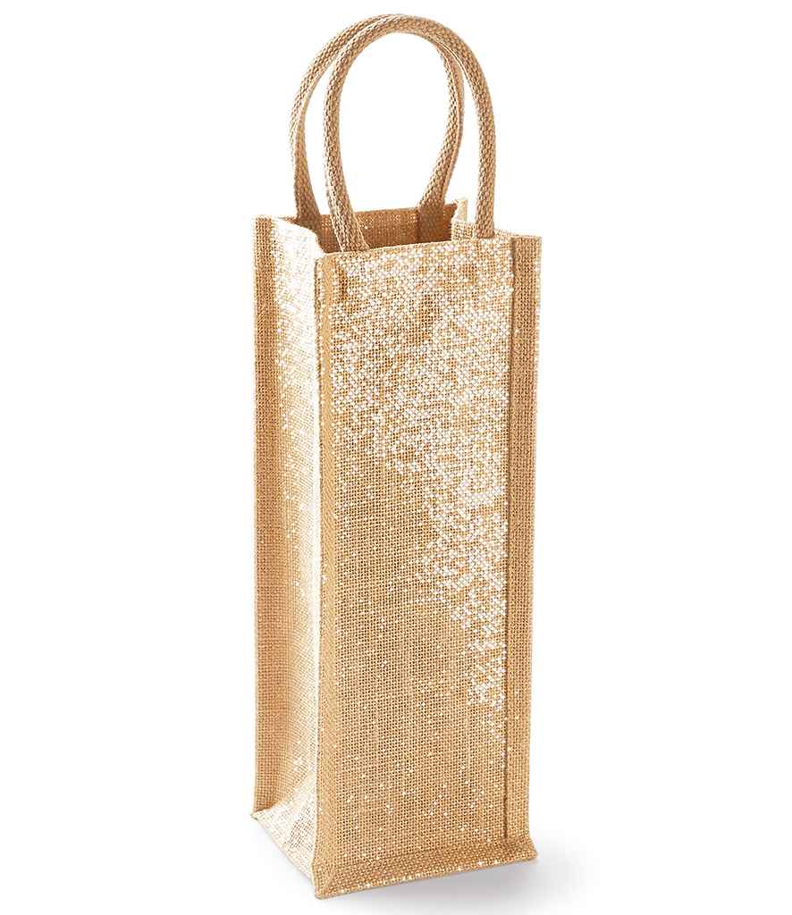 Westford Mill Shimmer Jute Bottle Bag - W433