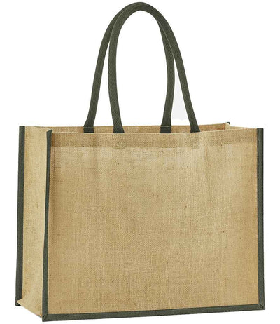 Westford Mill Natural Starched Jute Classic Shopper - W470