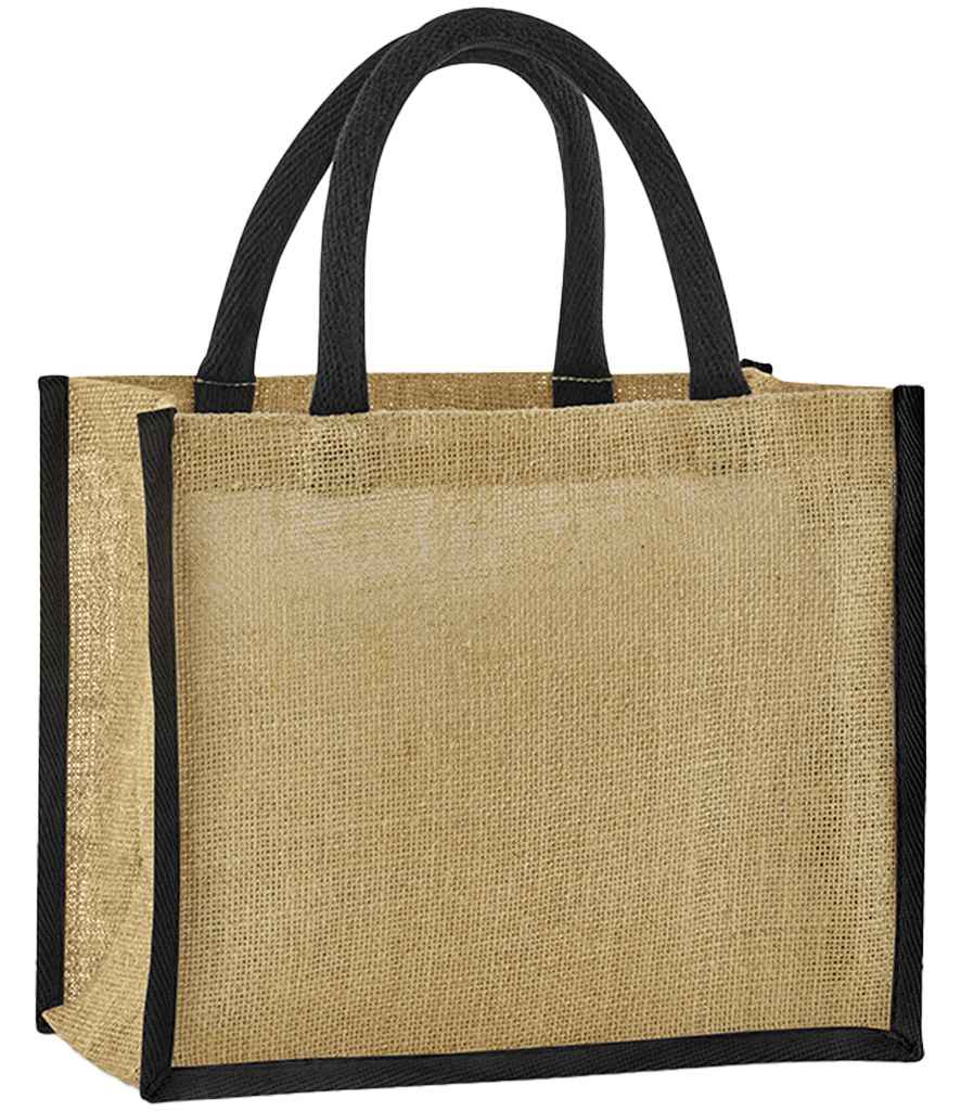 Westford Mill Natural Starched Jute Midi Tote Bag - W473