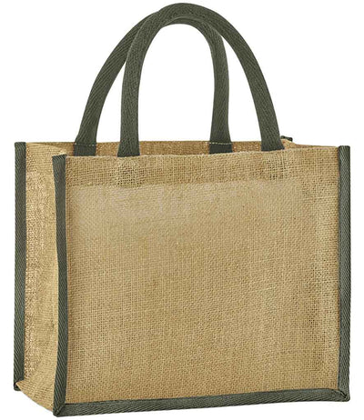 Westford Mill Natural Starched Jute Midi Tote Bag - W473