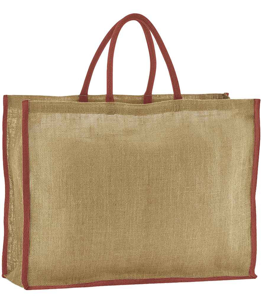 Westford Mill Natural Starched Jute Market Shopper - W475