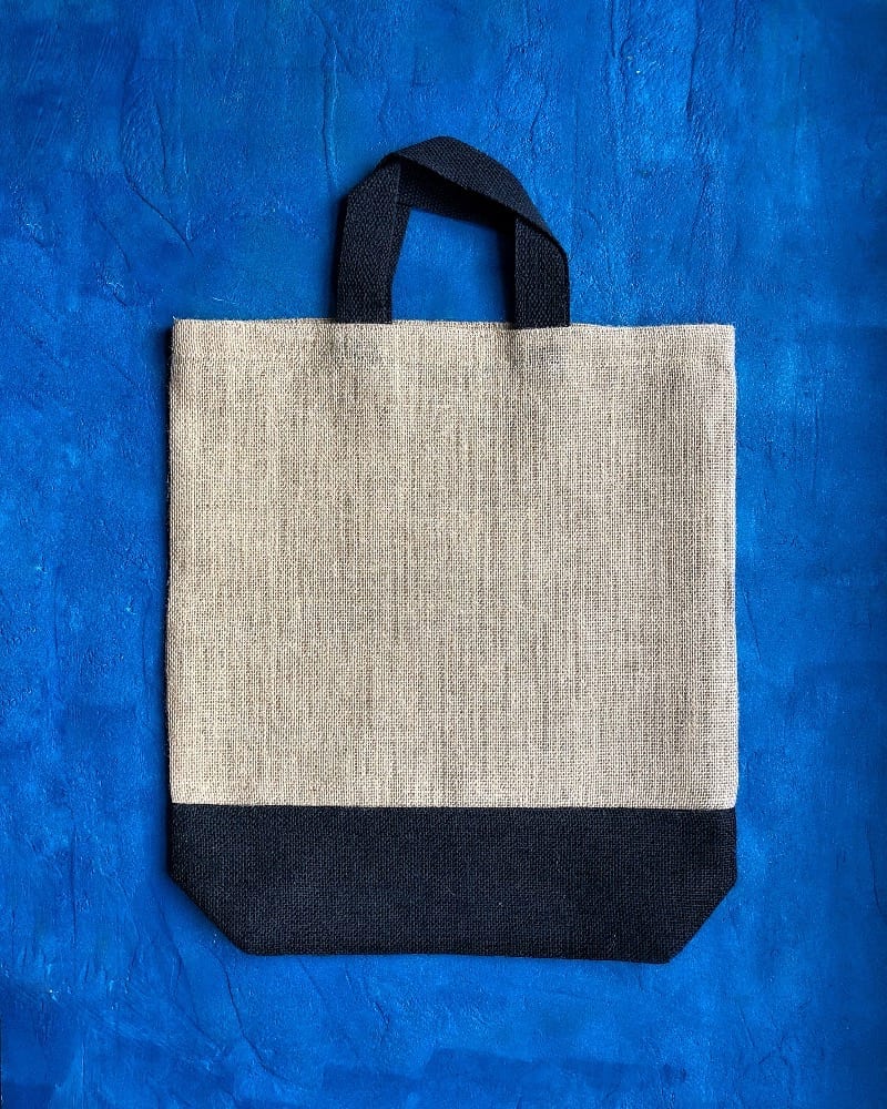 Jute Two Tone Shopper | Cotton Bag Co - Wiltshire